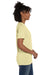 Hanes 4980 Mens Nano-T Short Sleeve Crewneck T-Shirt Heather Lemon Meringue Yellow SIde