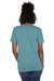 Hanes 4980 Mens Nano-T Short Sleeve Crewneck T-Shirt Marbled Green Clay Back