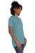 Hanes 4980 Mens Nano-T Short Sleeve Crewneck T-Shirt Marbled Green Clay 3Q
