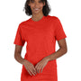Hanes Mens Nano-T Short Sleeve Crewneck T-Shirt - Heather Poppy Red