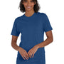 Hanes Mens Nano-T Short Sleeve Crewneck T-Shirt - Heather Regal Navy Blue