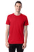 Hanes 4980 Mens Nano-T Short Sleeve Crewneck T-Shirt Athletic Red Front