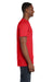 Hanes 4980 Mens Nano-T Short Sleeve Crewneck T-Shirt Athletic Red SIde