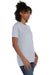 Hanes 4980 Mens Nano-T Short Sleeve Crewneck T-Shirt Heather Silverstone Grey 3Q