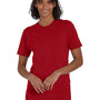 Hanes Mens Nano-T Short Sleeve Crewneck T-Shirt - Heather Pepper Red - Closeout
