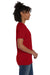 Hanes 4980 Mens Nano-T Short Sleeve Crewneck T-Shirt Heather Pepper Red SIde