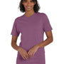 Hanes Mens Nano-T Short Sleeve Crewneck T-Shirt - Heather Purple Rain