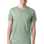 Hanes Mens Nano-T Short Sleeve Crewneck T-Shirt - Equilibrium Green