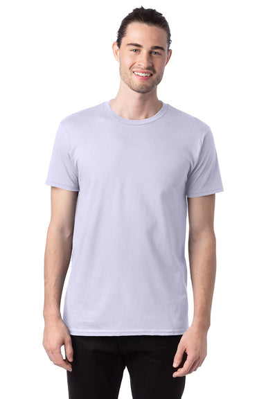 Hanes 4980 Mens Nano-T Short Sleeve Crewneck T-Shirt Urban Lilac Purple Front