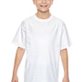 Hanes Youth Nano-T Short Sleeve Crewneck T-Shirt - White