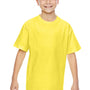 Hanes Youth Nano-T Short Sleeve Crewneck T-Shirt - Yellow