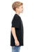 Hanes 498Y Youth Nano-T Short Sleeve Crewneck T-Shirt Black Side