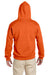 Jerzees 4997 Mens Super Sweats NuBlend Fleece Hooded Sweatshirt Hoodie Safety Orange Back