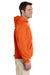 Jerzees 4997 Mens Super Sweats NuBlend Fleece Hooded Sweatshirt Hoodie Safety Orange Side