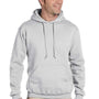 Jerzees Mens Super Sweats NuBlend Pill Resistant Fleece Hooded Sweatshirt Hoodie - Ash Grey
