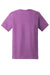 Gildan Mens Short Sleeve Crewneck T-Shirt Heather Radiant Orchid Purple Flat Back