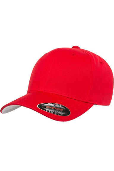 Flexfit 5001 Mens Stretch Fit Hat Red Front