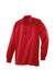 CornerStone Mens Select Tactical Moisture Wicking Long Sleeve Polo Shirt Red Flat Front
