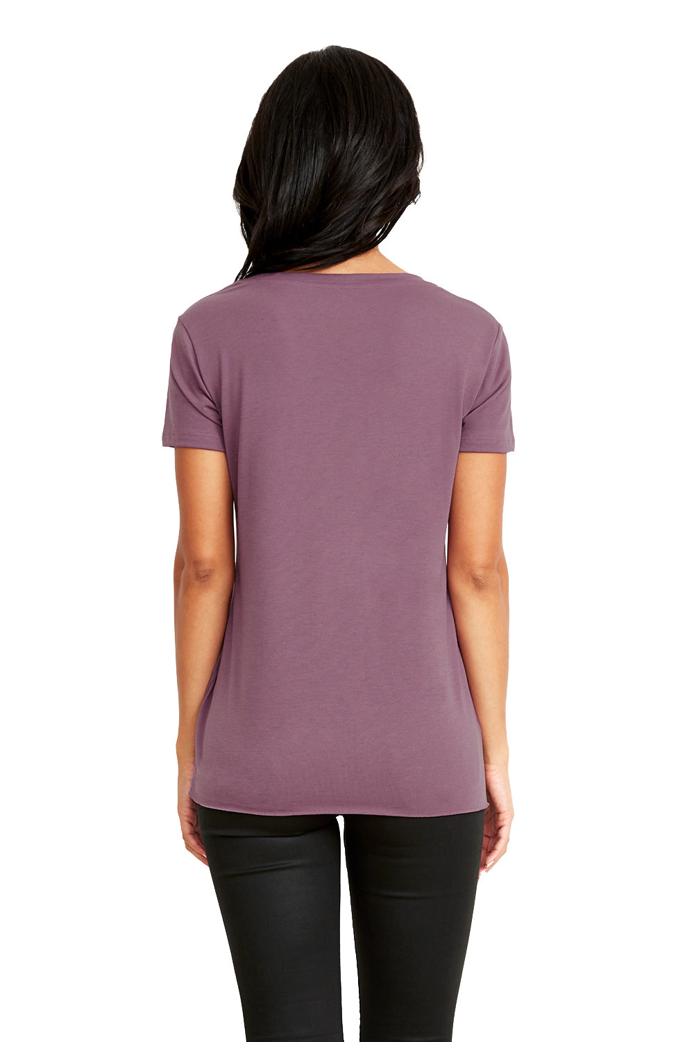 Next Level 5030 Womens Festival Short Sleeve Crewneck T-Shirt Shiraz Purple Back