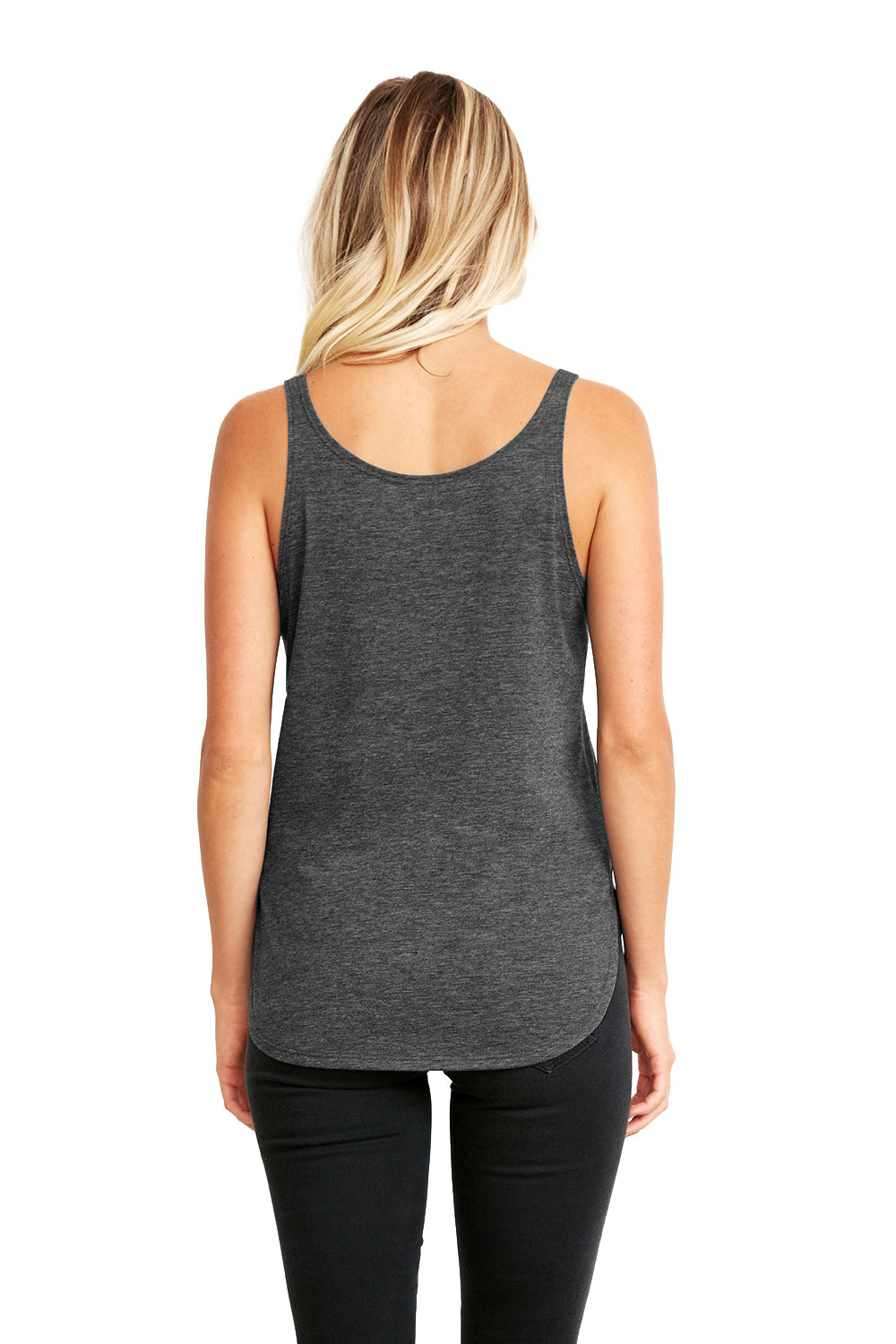 Next Level 5033 Womens Festival Tank Top Charcoal Grey Back