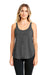 Next Level 5033 Womens Festival Tank Top Charcoal Grey Front