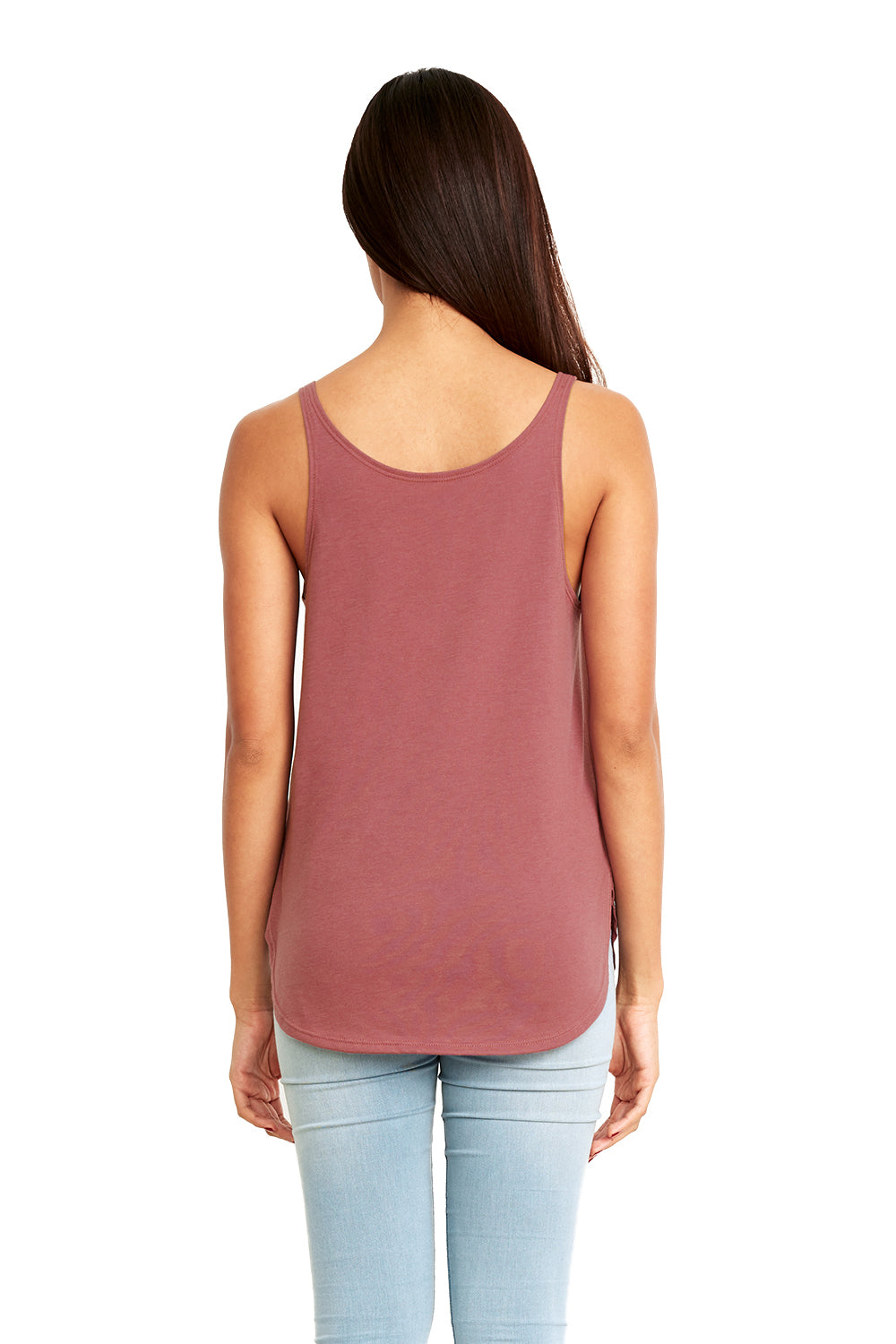 Next Level 5033 Womens Festival Tank Top Paprika Red Back