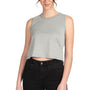 Next Level Womens Festival Cropped Tank Top - Heather Grey