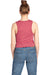 Next Level 5083 Womens Festival Cropped Tank Top Smoked Paprika Back