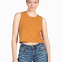 Next Level Womens Festival Cropped Tank Top - Antique Gold