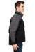 Dri Duck 5089 Mens Horizon Canvas Full Zip Jacket Black/Charcoal Grey Side