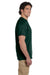 Hanes 5170 Mens EcoSmart Short Sleeve Crewneck T-Shirt Forest Green Side