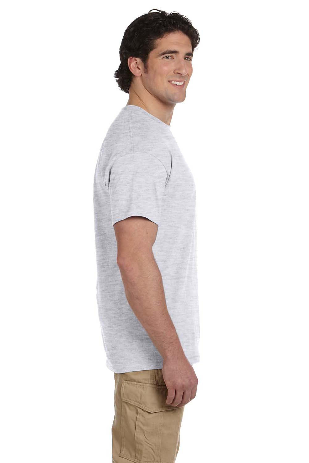 Hanes 5170 Mens EcoSmart Short Sleeve Crewneck T-Shirt Ash Grey Side