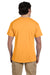Hanes 5170 Mens EcoSmart Short Sleeve Crewneck T-Shirt Gold Back