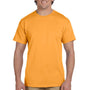 Hanes Mens EcoSmart Short Sleeve Crewneck T-Shirt - Gold