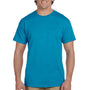 Hanes Mens EcoSmart Short Sleeve Crewneck T-Shirt - Teal Blue
