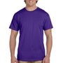 Hanes Mens EcoSmart Short Sleeve Crewneck T-Shirt - Purple