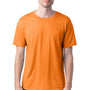 Hanes Mens EcoSmart Short Sleeve Crewneck T-Shirt - Safety Orange