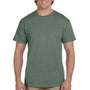Hanes Mens EcoSmart Short Sleeve Crewneck T-Shirt - Heather Green