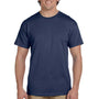 Hanes Mens EcoSmart Short Sleeve Crewneck T-Shirt - Heather Navy Blue