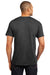 Hanes 5170 Mens EcoSmart Short Sleeve Crewneck T-Shirt Heather Charcoal Grey Back