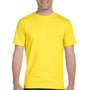 Hanes Mens Beefy-T Short Sleeve Crewneck T-Shirt - Yellow
