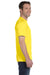 Hanes 5180 Mens Beefy-T Short Sleeve Crewneck T-Shirt Yellow Side
