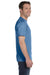 Hanes 5180 Mens Beefy-T Short Sleeve Crewneck T-Shirt Carolina Blue Side