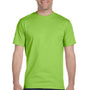 Hanes Mens Beefy-T Short Sleeve Crewneck T-Shirt - Lime Green