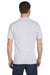 Hanes 5180 Mens Beefy-T Short Sleeve Crewneck T-Shirt Ash Grey Back