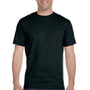 Hanes Mens Beefy-T Short Sleeve Crewneck T-Shirt - Black