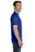 Hanes 5180 Mens Beefy-T Short Sleeve Crewneck T-Shirt Royal Blue Side