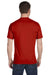 Hanes 5180 Mens Beefy-T Short Sleeve Crewneck T-Shirt Red Back