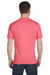 Hanes 5180 Mens Beefy-T Short Sleeve Crewneck T-Shirt Coral Pink Back