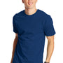 Hanes Mens Beefy-T Short Sleeve Crewneck T-Shirt - Regal Navy Blue